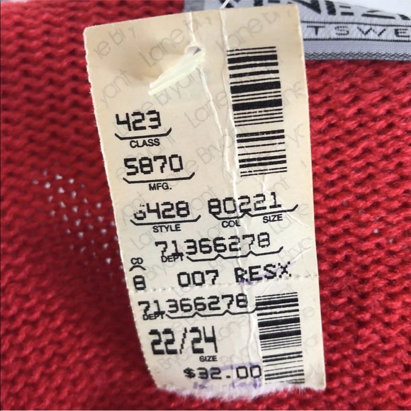 NWT vintage VENEZIA SPORTSWEAR sweater 22/24 - Picture 6 of 6